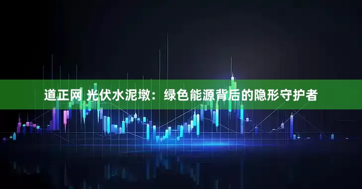 道正网 光伏水泥墩：绿色能源背后的隐形守护者